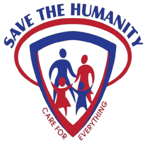 support save the humanity logo